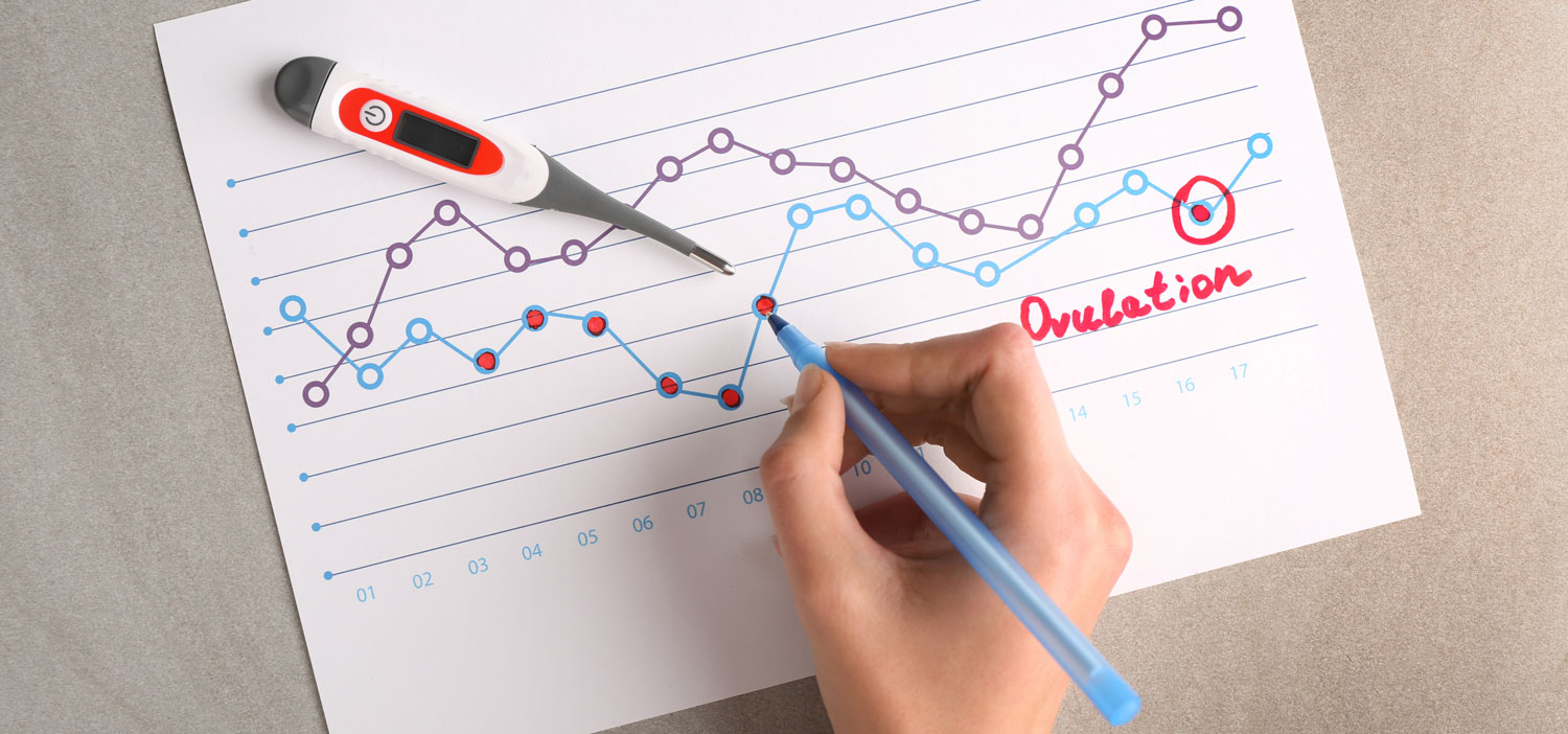 Trackign temperature with ovulation