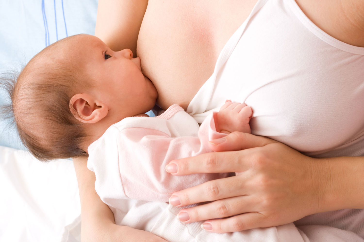 Most babies are breastfed at birth