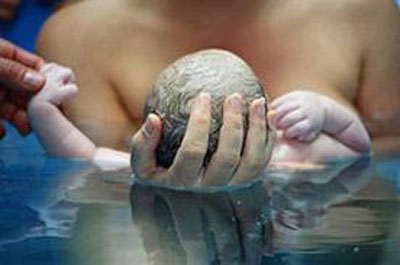 Waterbirth Baby