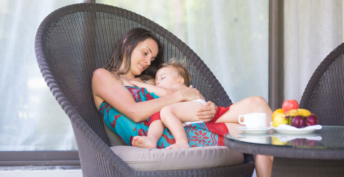 breastfeeding a toddler